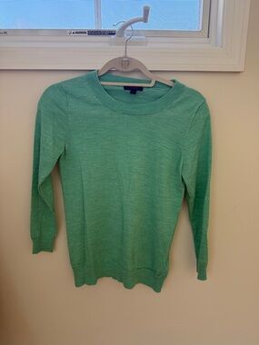 J. Crew Mint Green Crewneck Sweater